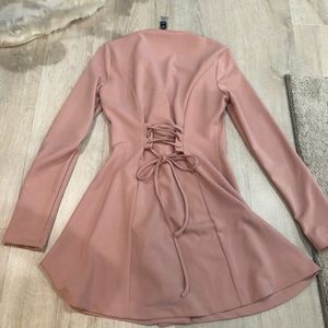 Windsor Light Pink Tie Cross Back Jacket